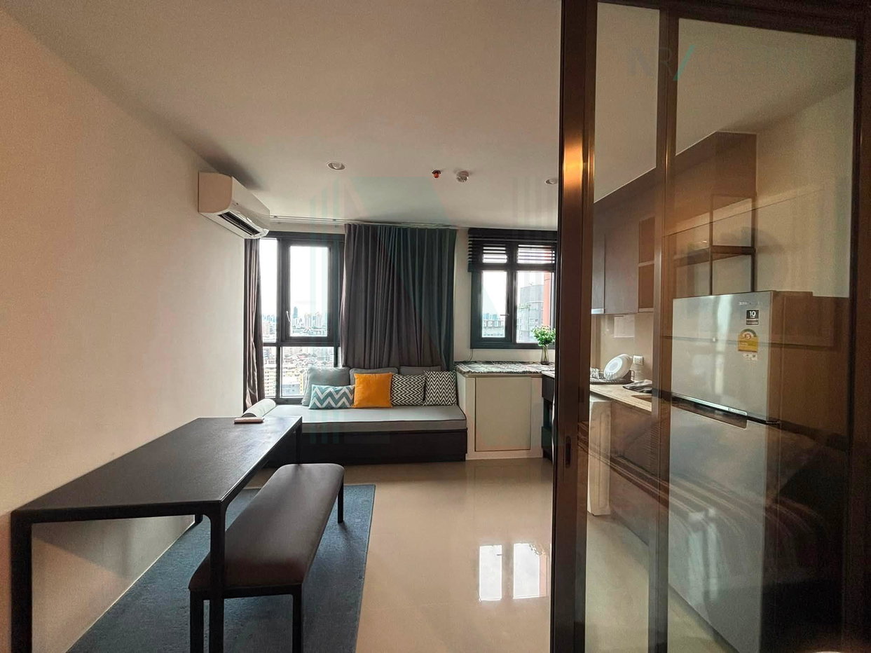 picture 🚩 For Rent Condo XT HUAIKWANG Building 1, Floor 21,Studio, Room size 29 sqm - 7/8
