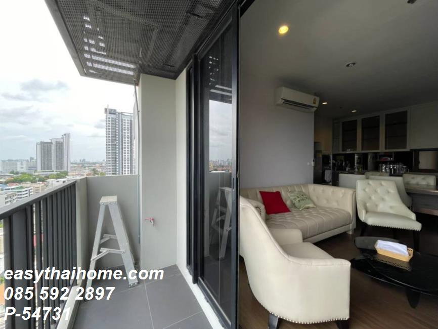 รูป P-54731 คอนโดให้เช่า ครบชุดเฟอร์+เครื่องใช้ไฟฟ้า ในโครงการ ชีวาทัย เรสซิเดนซ์ บางโพ ชั้น 14 : ใกล้ MRT บางโพ Line ID: @easythaihome 085-592-2897 - รูปที่ 13/22