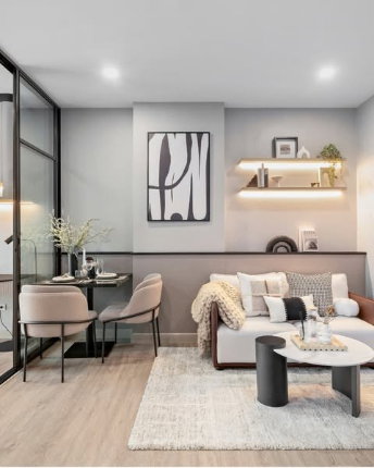 รูป 💥 ขายดาวน์40,000คอนโด Supalai parc Ekkamai-Pattanakarn 💥1 Bedroom Plus - รูปที่ 6/16