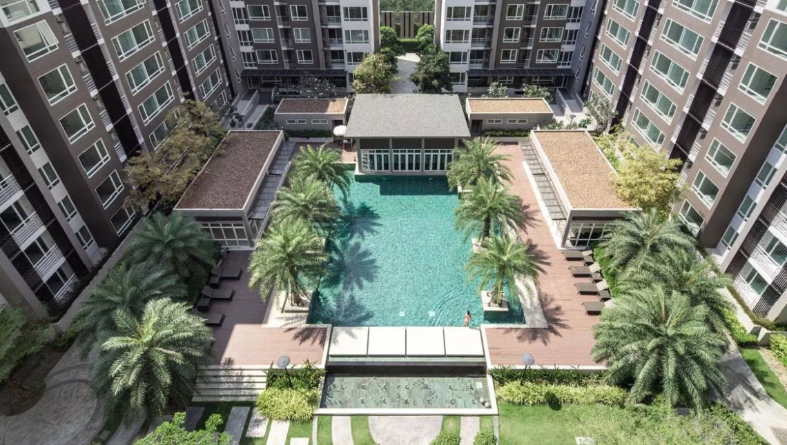 picture Condo for rent, Element Condominium, opposite Seacon Square, 1 bedroom, 10,000 baht. - 10/13