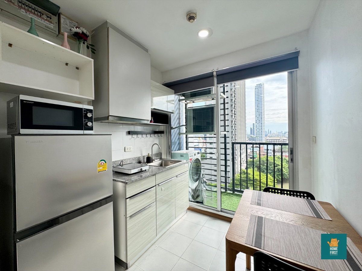 รูป Rent The base สุขุมวิท 77 เฟอร์ครบ 30ตรม. 1นอน 15000 บาท - รูปที่ 5/9