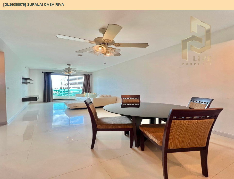 รูป DL26080079 ให้เช่าคอนโด ศุภาลัย คาซ่า ริวา (Supalai Casa Riva) ใกล้ พร้อมเข้าอยู่ โทรด่วน 0653619502 LineID @952jdxxk - รูปที่ 3/8