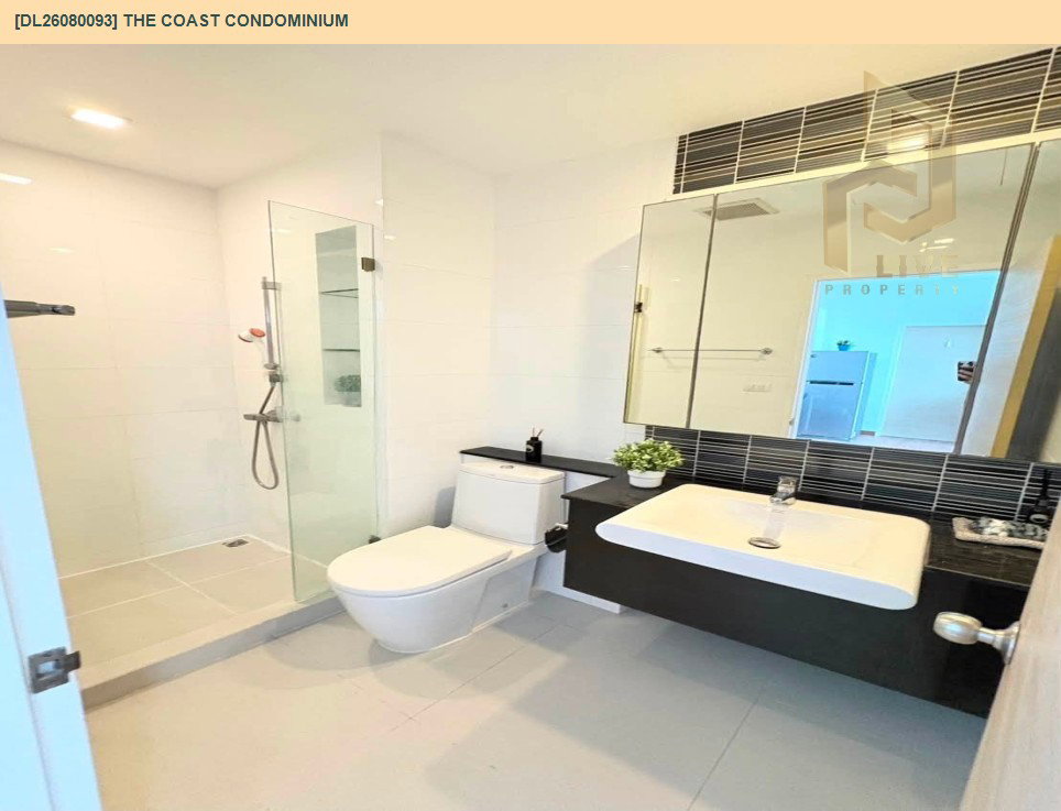 รูป DL26080093 ให้เช่าคอนโด เดอะ โคสต์ คอนโดมิเนียม (The Coast Condominium) ใกล้ BTS บางนา พร้อมเข้าอยู่ โทรด่วน 0638692663 LineID @952jdxxk - รูปที่ 6/7