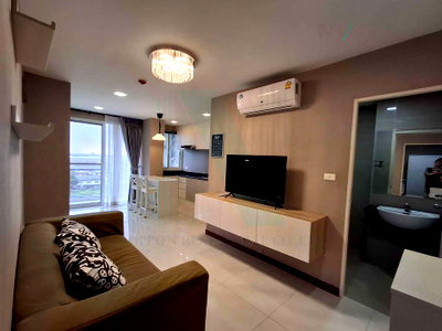 ขายคอนโด : ขายคอนโด แอร์ลิงค์ เรสซิเดนซ์ อาคาร 7 ชั้น 8 2 ห้องนอน ขนาด 49 ตรม ใกล้ โรงเรียนสารสาสน์วิเทศร่มเกล้า