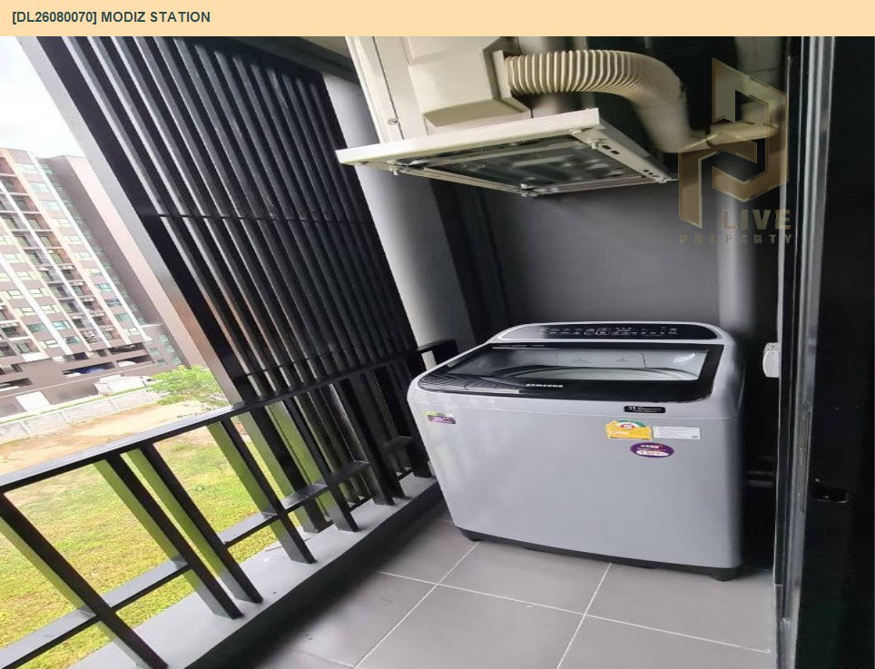 รูป DL26080070 ให้เช่าคอนโด โมดิซ สเตชั่น (Modiz Station ) ใกล้ BTS อนุสาวรีย์หลักสี่ พร้อมเข้าอยู่ โทรด่วน 0614453194 LineID @952jdxxk - รูปที่ 4/4