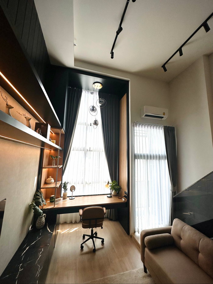 รูป  🏡 Ideo Rama 9 Asok ชั้น 33 ใจกลางย่าน New CBD 37 ตร.ม. 2 ชั้น เพดานสูง 4.25 เมตร  - รูปที่ 1/33