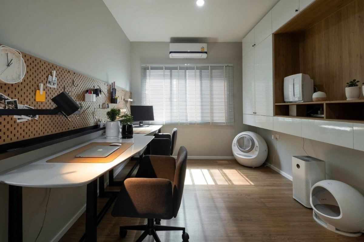 รูป 🏡 Townhome for Rent Baan Klang Muang Rama 9 – Krungthep Kreetha ทาวน์โฮมหรู พร้อมอยู่ Fully Furnished - รูปที่ 8/16