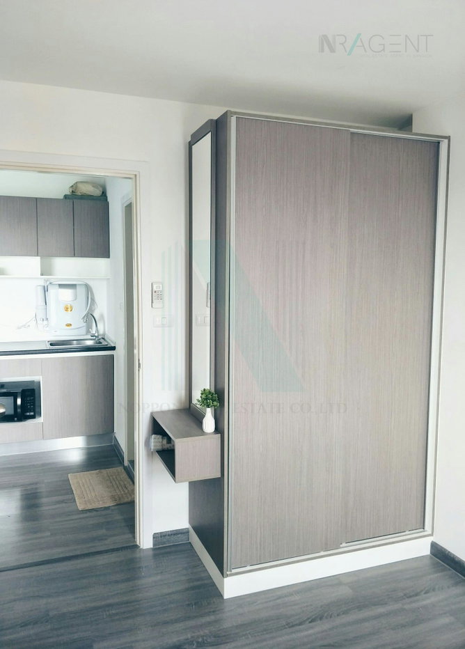 รูป ให้เช่าคอนโด เดอะ ทรัสต์ แอท บีทีเอส เอราวัณ อาคาร 1 ชั้น 11 1 ห้องนอน ขนาด 28 ตรม ใกล้ BTS เอราวัณ - รูปที่ 5/8