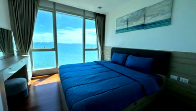 คอนโดให้เช่า : ⛵ Palm ⛵ Sea view / 20F / 1bedroom >> THB35,000/month彡