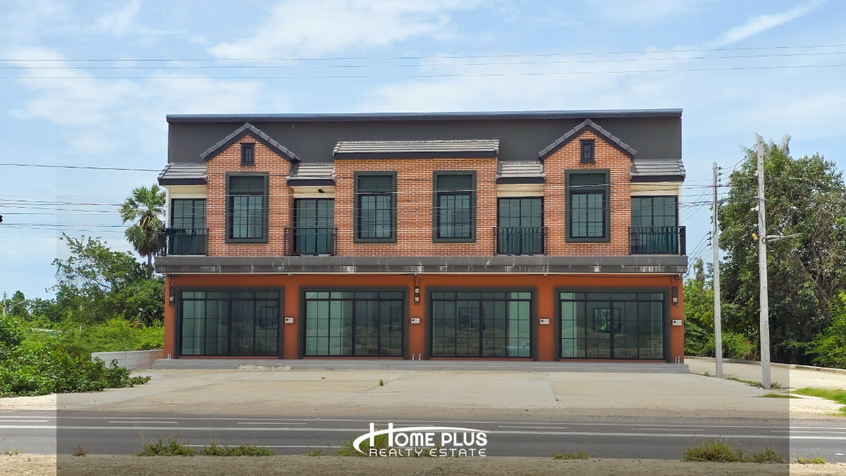  2-Storey Townhome, The Flora Ville Cha-Am – European–New York Style, Prime Main Road Location with Mountain View