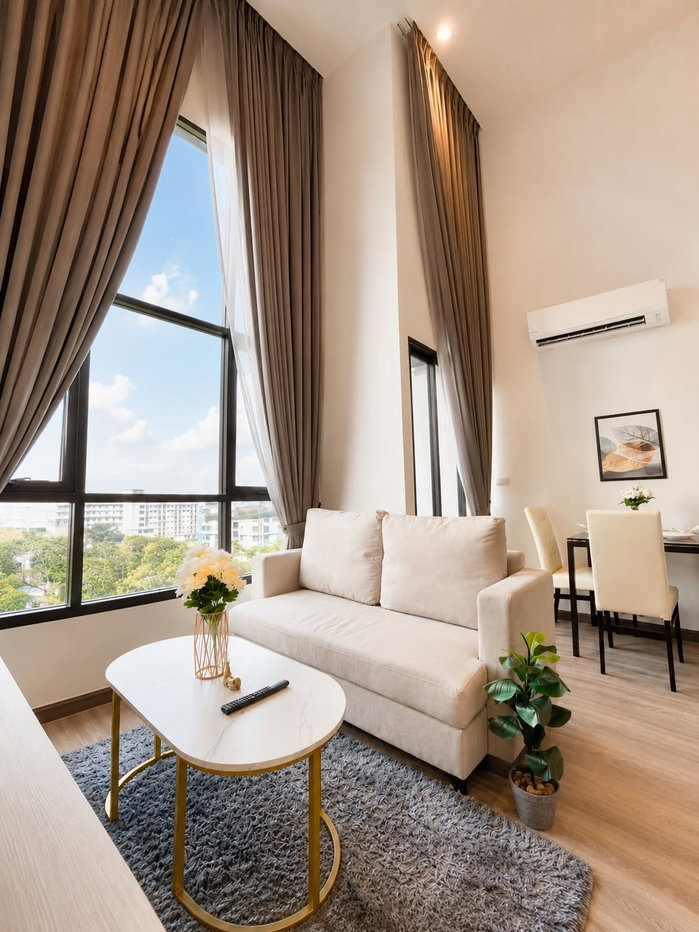 รูป (FY040) ให้เช่า THE COLLECT รัชดา 32 ห้อง Duplex ชั้น 7 ขนาด 28 ตร.ม. - รูปที่ 4/7