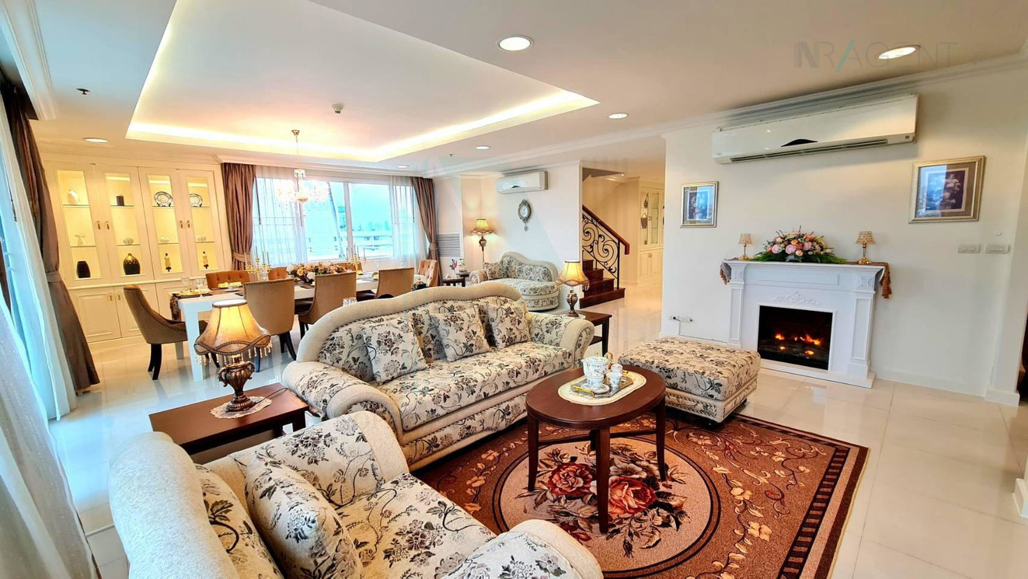 picture 📌 For Rent Condo PIYATHIP PLACE Building 1, Floor 22,Duplex 4 bed room, Room size 800 sqm - 4/8