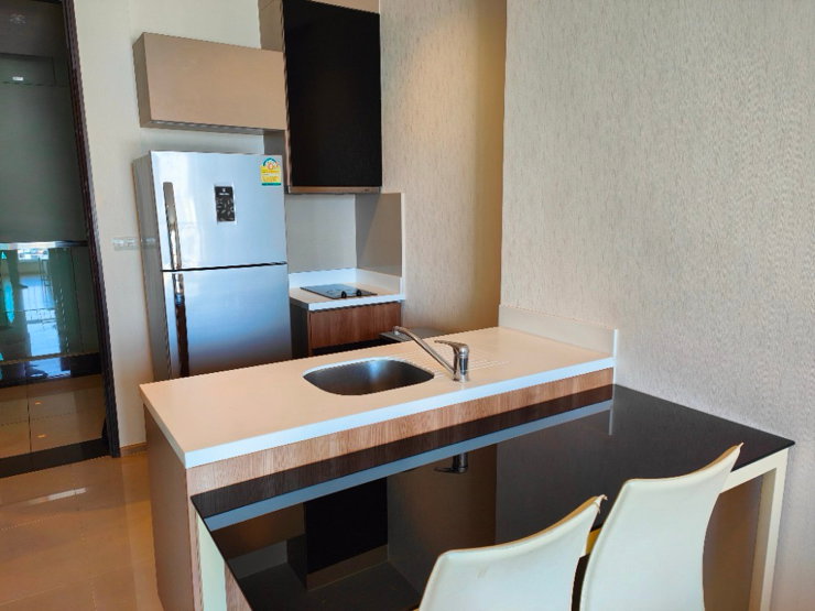 รูป ให้เช่า Rhythm Sathorn คอนโด 1 ห้องนอน 45 ตร.ม. วิวแม่น้ำเจ้าพระยา ใกล้ BTS สะพานตากสิน 300 ม. เฟอร์ครบ 25,000 บาท/เดือน - รูปที่ 4/9