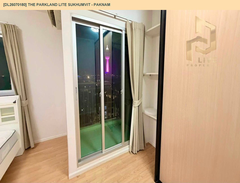 รูป DL26070180 ให้เช่าคอนโด เดอะ พาร์คแลนด์ ไลท์ สุขุมวิท - ปากน้ำ (The Parkland Lite sukhumvit - paknam) ใกล้ BTS ปากน้ำ พร้อมเข้าอยู่ โทรด่วน 0614453194 LineID @952jdxxk - รูปที่ 6/16
