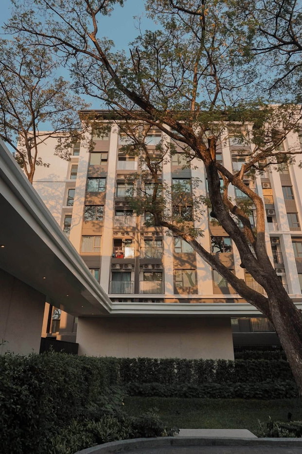 รูป POS Escent Park Ville ห้องใหม่สวย บรรยากาศร่มรื่น เฟอร์นิเจอร์ครบ ทำเลติดห้างเซ็นทรัลเฟส บียงไม่ร้อน มีลมเข้าทั้งวัน ห้องติดมุม ต้นไม้ใหญ่ - รูปที่ 13/15