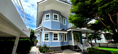 เช่าบ้านเดี่ยว เมืองนครปฐม นครปฐม : บ้านสีฟ้า ร่มรื่นและอบอุ่น - พระประโทน