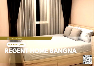 คอนโดให้เช่า : ให้เช่า ✨ Regent home bangna ✨ เฟอร์นิเจอร์ และ เครื่องใช้ไฟฟ้าครบ ใกล้ BTS บางนา