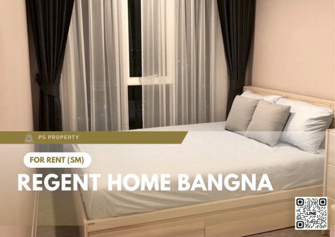 For rent ✨ Regent home bangna ✨ Fully furnished and equipped with electrical appliances, near BTS Bangna