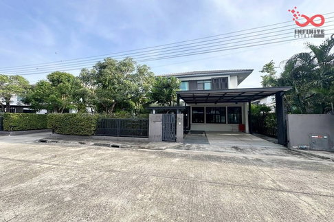 ขายบ้านเดี่ยว 2 ชั้น มัณฑนา ศรีนครินทร์-บางนา 73 ตร.ว. ถนนหนามแดง-บางพลี สมุทรปราการ