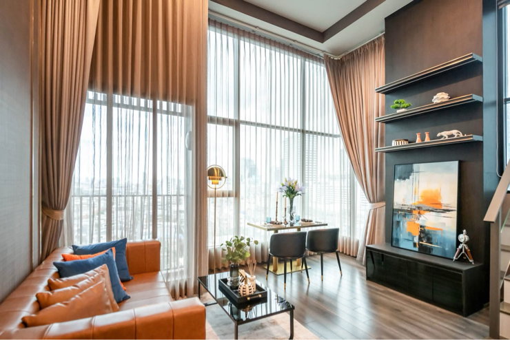 picture For Sale KnightsBridge Space Rama 9 | Duplex Corner Unit | 45 sq.m. | Near MRT Rama 9 - 4/13