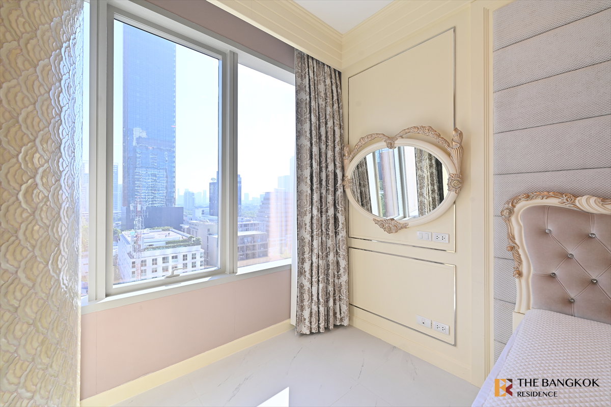 รูป เช่าคอนโด 💎 185 Rajadamri, 2นอน 112.58ตร.ม. 95k 🤎 ห้องสวยสไตล์  Thai Contemporary  ใกล้ BTS ราชดำริ   - รูปที่ 6/13