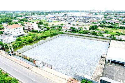 Land for rent CGH Hospital Sai Mai : Land size 7 rai 2800 sq m. 11200 sq m. Lam Luk Ka, Khlong 4, Pathum Thani, best price in this area. Land filled and rented