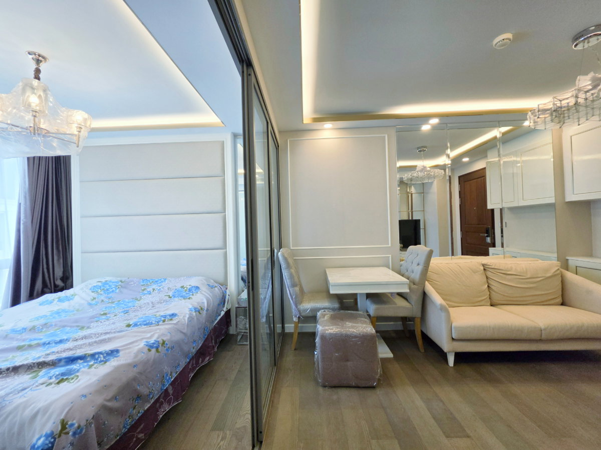 รูป ห้องแต่งสวย พร้อมราคาสุดคุ้ม!! คอนโด Amaranta Residence ใกล้ MRT ห้วยขวาง เพียง 150 เมตร - รูปที่ 1/12