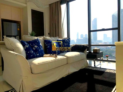 คอนโดให้เช่า : The Bangkok Sathorn | Stylish 1 Bedroom Luxury Condo Next to BTS - BR11693CD