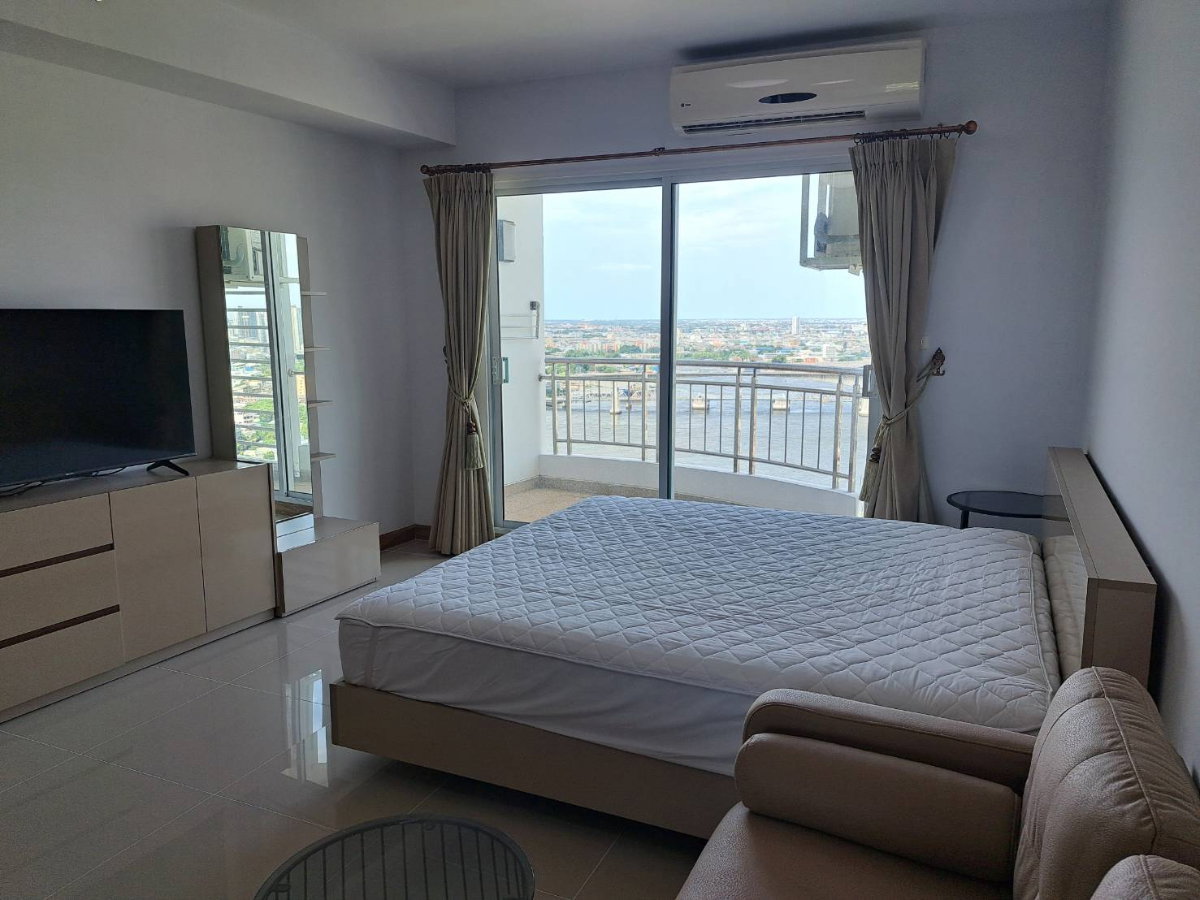 picture For Rent | Supalai River Resort Charoen Nakhon | 30th Floor River View | Quiet & Private - 1/13