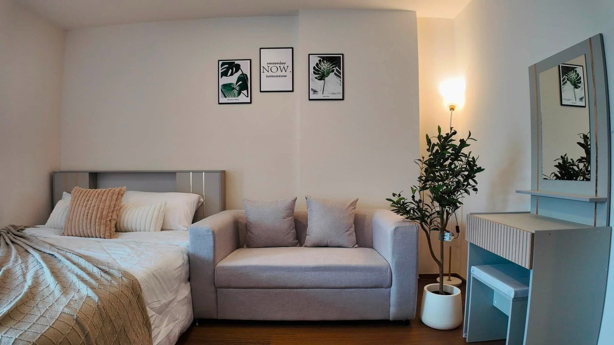 รูป 🏡 ปล่อยเช่า ลุมพินี เอกชัย 48 ✨ห้องใหม่ เครื่องใช้ไฟฟ้าครบ สวยตรงปก - รูปที่ 5/9