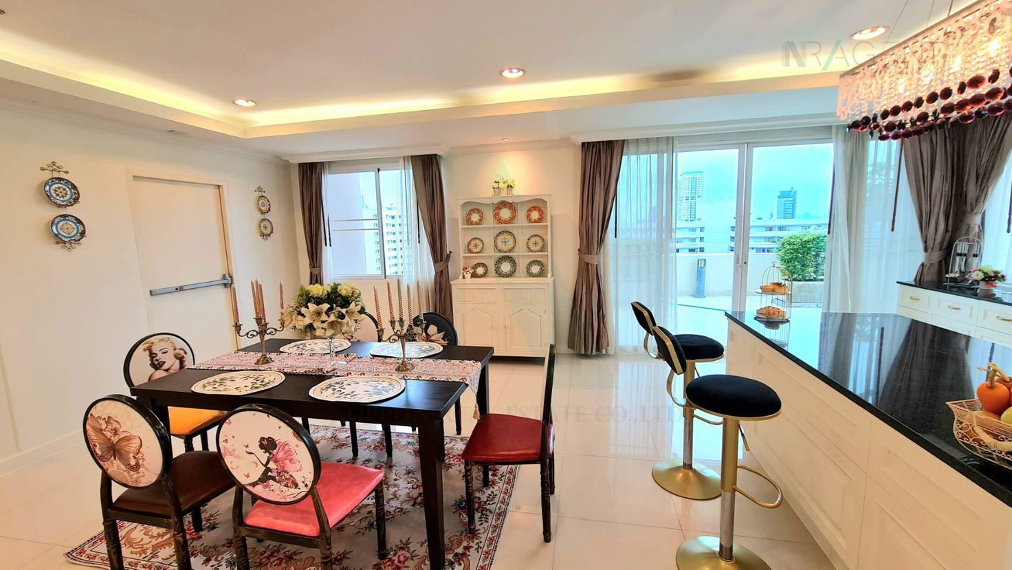 picture 📌 For Rent Condo PIYATHIP PLACE Building 1, Floor 22,Duplex 4 bed room, Room size 800 sqm - 8/8