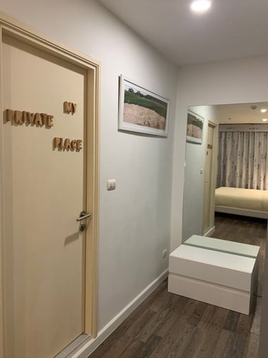 2-bed condo for rent, 60 sqm, dBURA Pran Nok