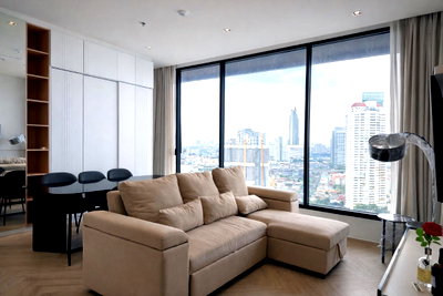 Condos for rent : For Rent Chapter Charoennakorn Riverside | 2BR River & ICONSIAM View | THB 55,000