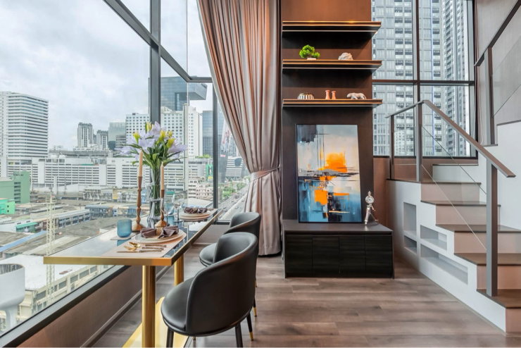 picture For Sale KnightsBridge Space Rama 9 | Duplex Corner Unit | 45 sq.m. | Near MRT Rama 9 - 11/13