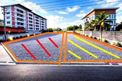 Land for rent Lamlukka Khlong Song  : 1,200 sq m. Land filled and for rent 300 sq m. Thupatemi Golf Course 3 km. Lotus Lam Luk Ka Khlong 2, only 449 m, 2 plots included, near BTS Khu Khot