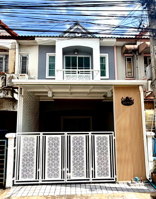 ทาวน์โฮม กรุงเทพมหานคร : ทาวน์เฮ้าส์2ชั้น ตกแต่งรีโนเวทใหม่ทั้งหลัง ทำเลดี เดินทางสะดวก หมู่บ้าน เคซี.รามอินทรา1 ซอย12 ถนนหทัยราษฎร์39 คลองสามวา เฟอร์นิเจอร์พร้อมอยู่