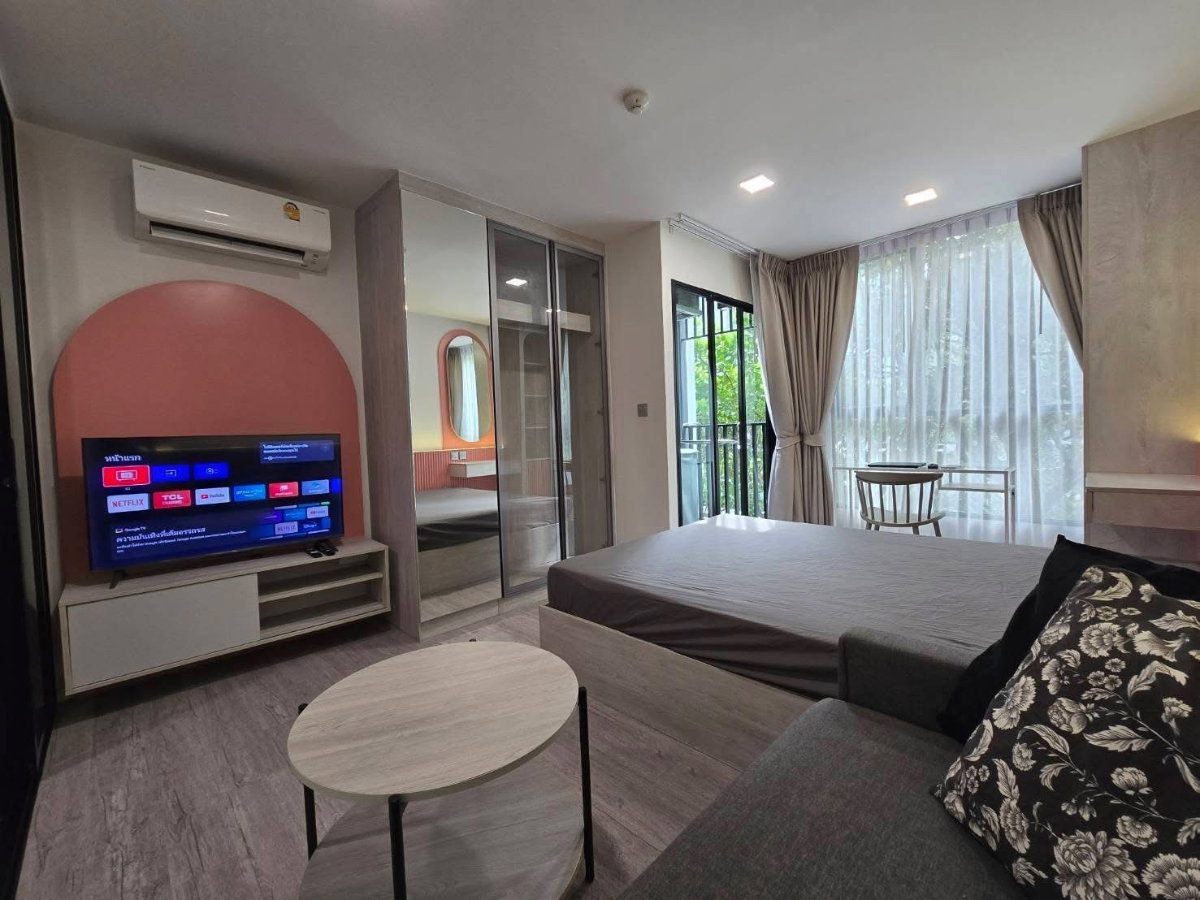 รูป ให้เช่า Atmoz Bangna โครงการใหม่ติดถนนบางนาตราด กม.4 อาคาร D ชั้น 3 ขนาด 24 ตร.ม. 1 ห้องนอน 1 ห้องน้ำ   - รูปที่ 2/6