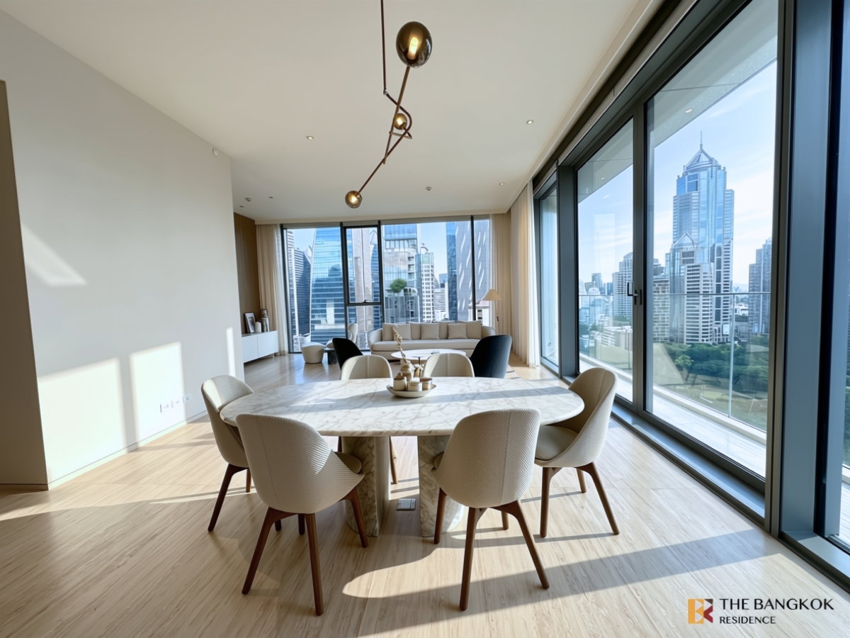 picture Rental Condo ð Scope Langsuan, 2BR, 160 sq.m., 380K ðķ Pet-Friendly High Floor Unit, Perfect for Pet Lovers - 3/8