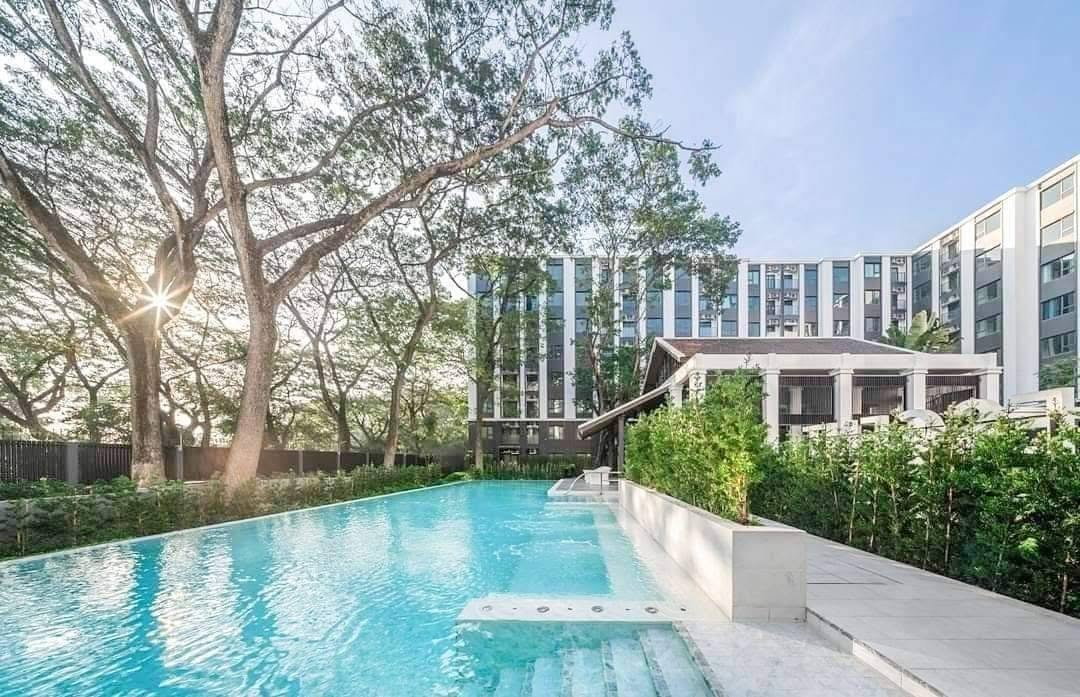 รูป POS Escent Park Ville ห้องใหม่สวย บรรยากาศร่มรื่น เฟอร์นิเจอร์ครบ ทำเลติดห้างเซ็นทรัลเฟส บียงไม่ร้อน มีลมเข้าทั้งวัน ห้องติดมุม ต้นไม้ใหญ่ - รูปที่ 12/15