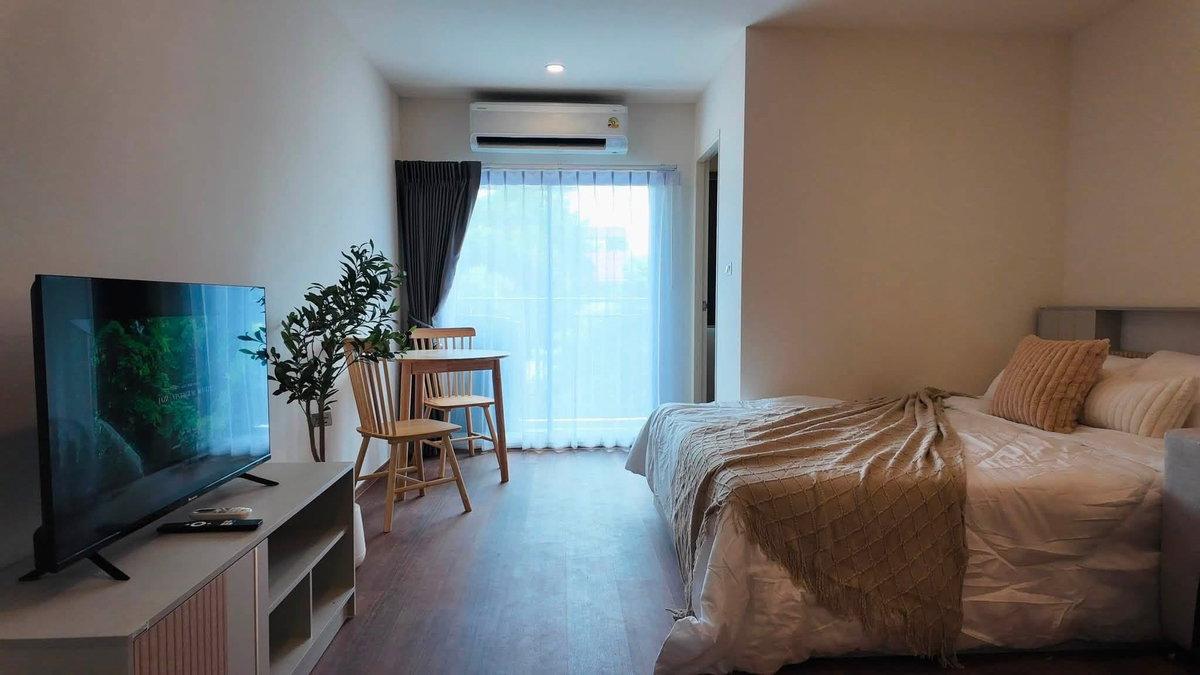 รูป 🏡 ปล่อยเช่า ลุมพินี เอกชัย 48 ✨ห้องใหม่ เครื่องใช้ไฟฟ้าครบ สวยตรงปก - รูปที่ 3/9