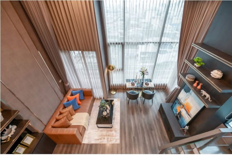 picture For Sale KnightsBridge Space Rama 9 | Duplex Corner Unit | 45 sq.m. | Near MRT Rama 9 - 2/13