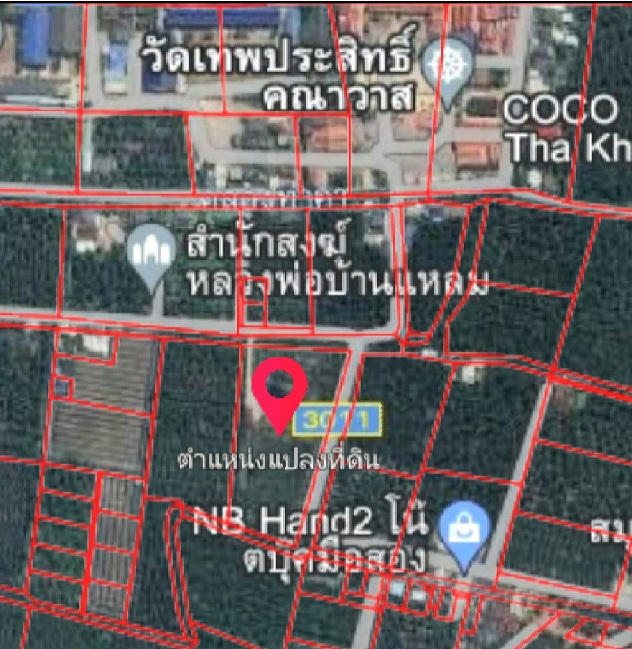 รูป ขายที่ดินติดถนน สส 3011 ทางไปอบต ท่าคา ติดถน ถูกที่สุดในโซนนี้ ราคาเหมา7 ล้าน เนื้อที่ 5ไร่1 งาน ติดถนน2ด้าน - รูปที่ 2/2