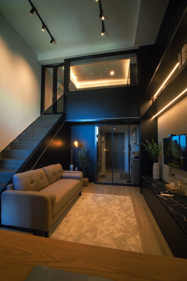 รูป  🏡 Ideo Rama 9 Asok ชั้น 33 ใจกลางย่าน New CBD 37 ตร.ม. 2 ชั้น เพดานสูง 4.25 เมตร  - รูปที่ 4/33