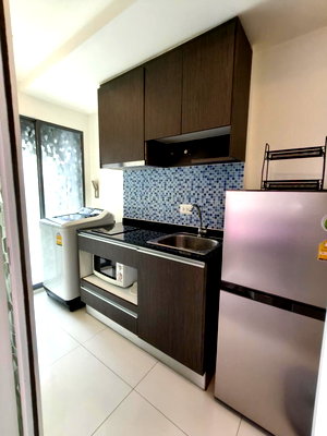 คอนโดให้เช่า : ให้เช่าคอนโด โมนีค สุขุมวิท64 (MONIIQ Sukhumvit 64)  1นอน 1น้ำ มีเครื่ัองซักผ้า Line ID: p.in