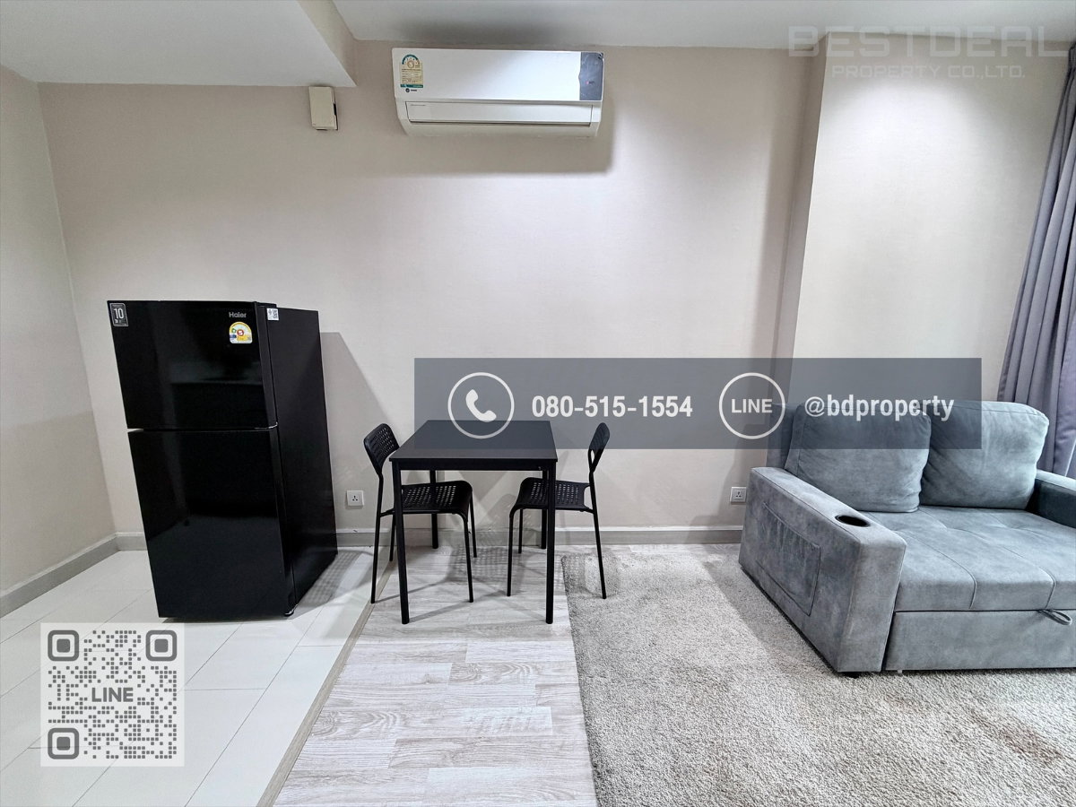รูป Bestdeal ขายด่วน 1Bedroom  ราคาดีที่สุดในตึก พิเศษ 3.59 ล้านเท่านั้น ราคาต่ำกว่าตลาดหลายแสน "Ideo mobi rama9" ใกล้MRT และ เซ็นทรัลพระราม 9 เพียง 80 ม. - รูปที่ 8/13