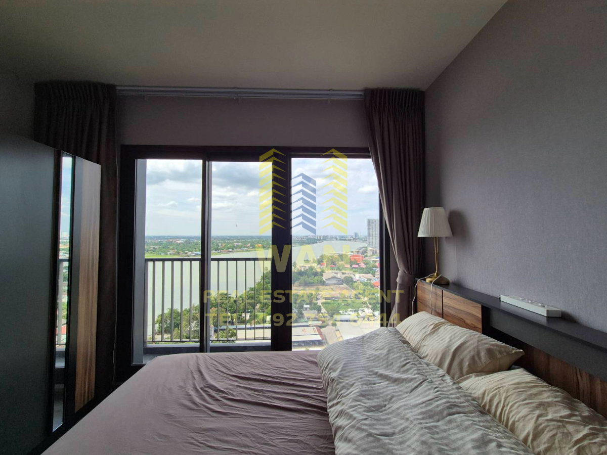 รูป ให้เช่า The politan aqua ชั้น 20 ขนาด 30 ตร.ม. ห้องมุม แบบห้องนอนแยก วิวแม่น้ำ - รูปที่ 2/12