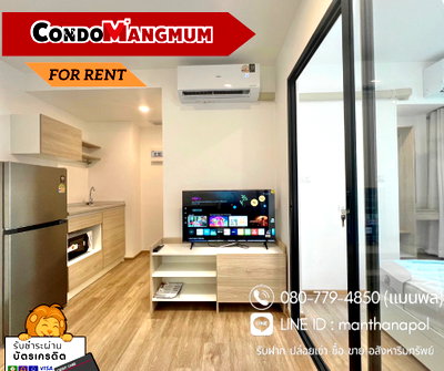 Condos for rent : New Condo ✨ Pu Chao - Samrong Intersection: Sena Kith Samrong Interchange 🚝 BTS Samrong 🔥 Fully furnished and ready to move in.