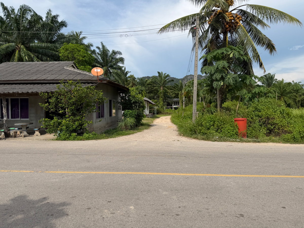 รูป ขาย ที่ดินทำเลสวยกึ่งบ้านสวน 3 ไร่กว่า ต.ตลิ่งชัน อ.เหนือคลอง จ.กระบี่ - รูปที่ 3/9