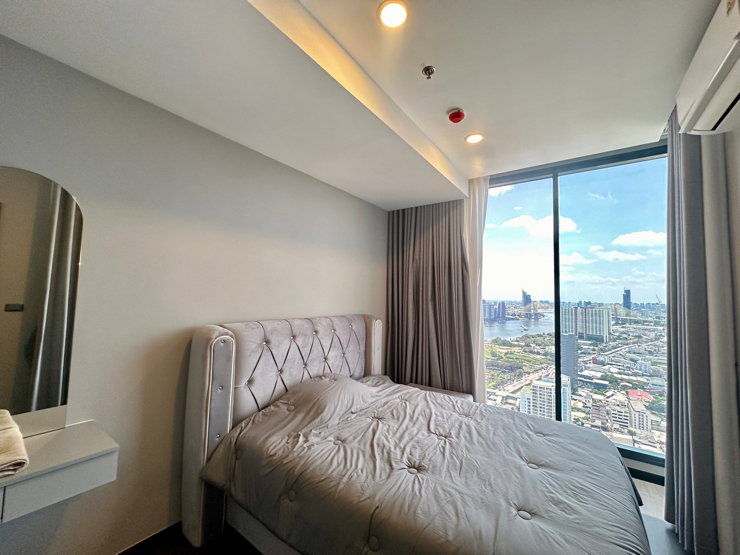 รูป ให้เช่า ด่วน! ห้องใหม่เอี่ยม Sapphire พระราม 3 แบบ Duplex 2 นอน 2 น้ำ ชั้นสูง วิวแม่น้ำสุดปัง (38,000.-/เดือน) - รูปที่ 13/18