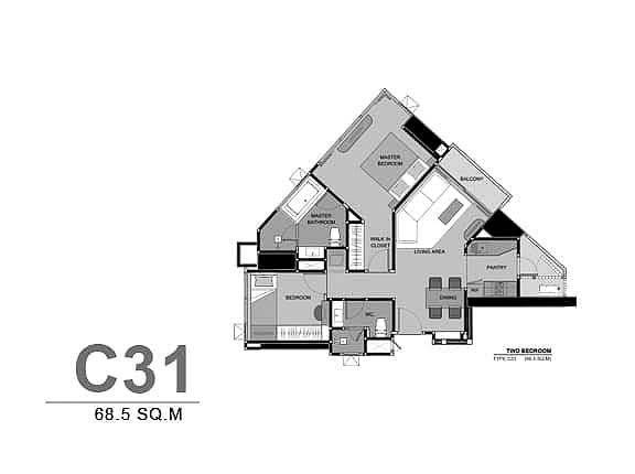 picture 2-BR Condo In Rhythm Sukhumvit 44/1, High-Floor, 70m To BTS Phra Khanong (ID 3135125) - 2/20